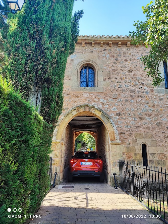 Parking acceso ermita San Saturio